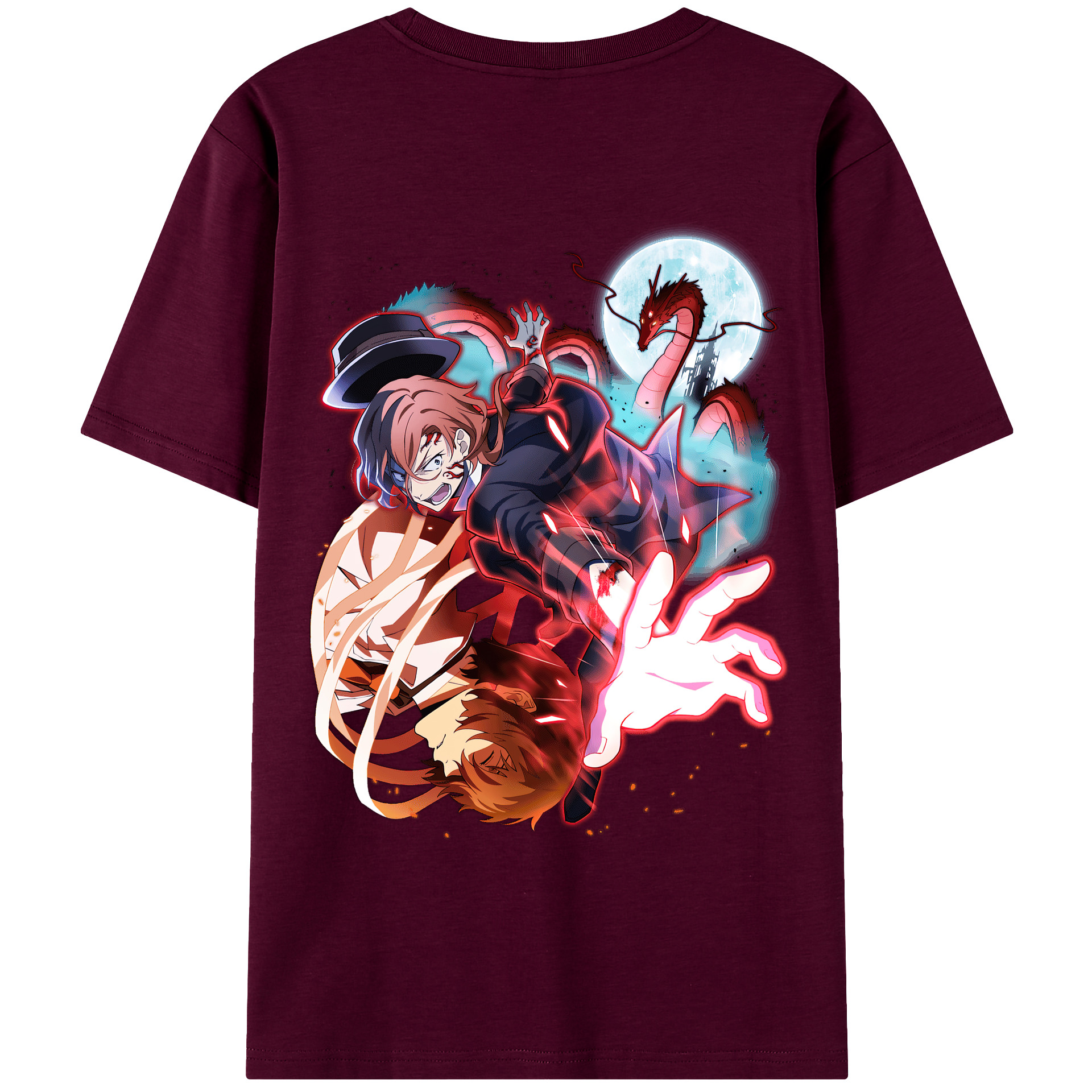 （画像用） 文豪ストレイドッグス Bungo Stray Dogs レディース半袖Tシャツ(バックプリント)